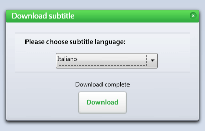 Download Subtitle From YouTube is finished!